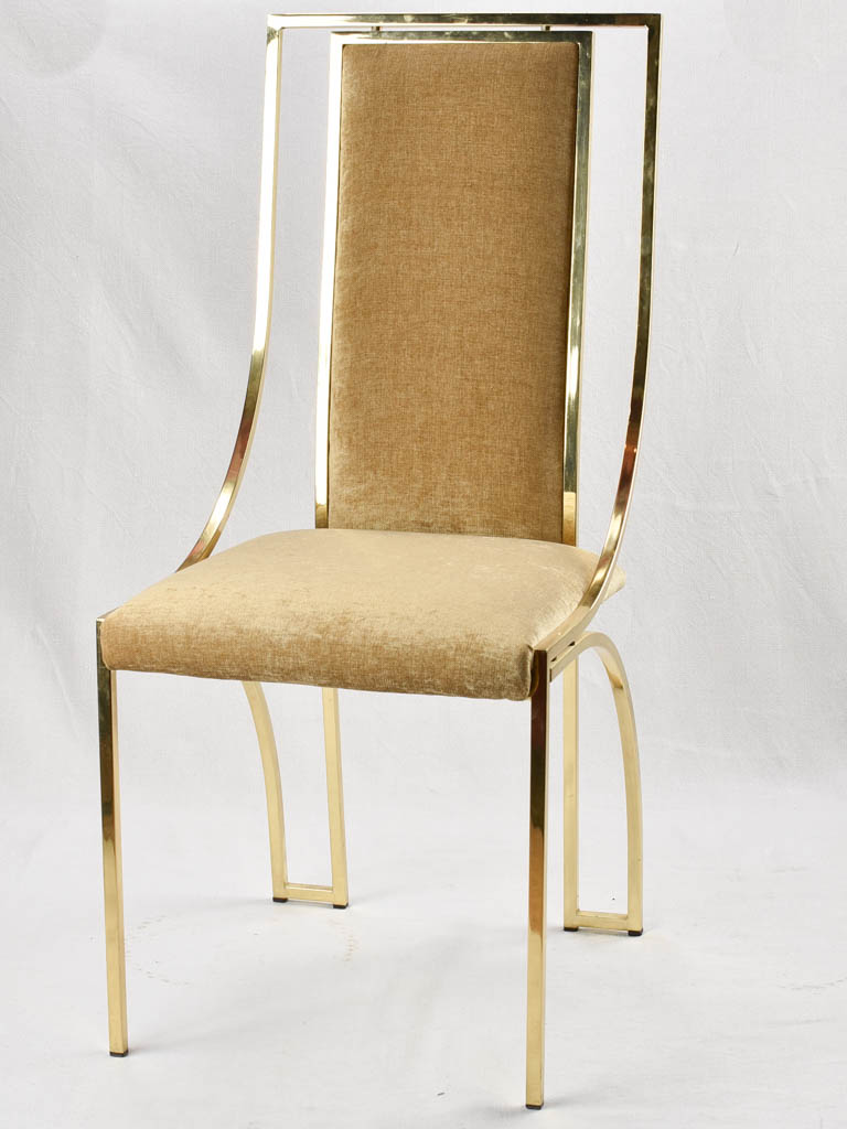 Set of 8 vintage Italian dining chairs