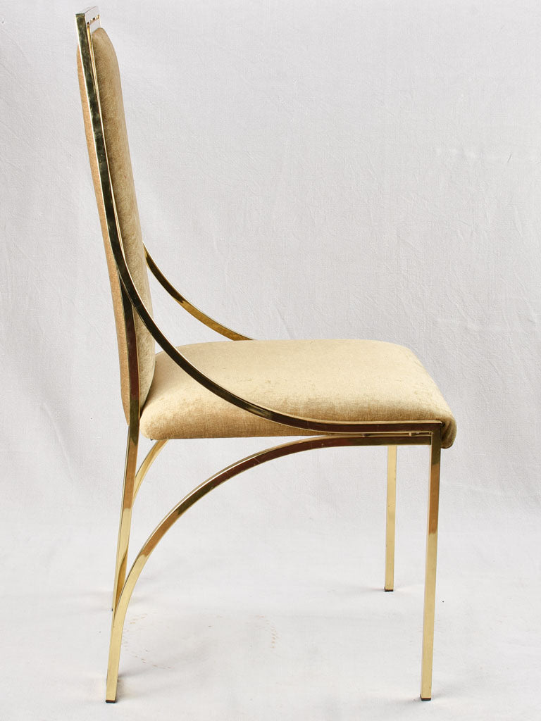 Set of 8 vintage Italian dining chairs