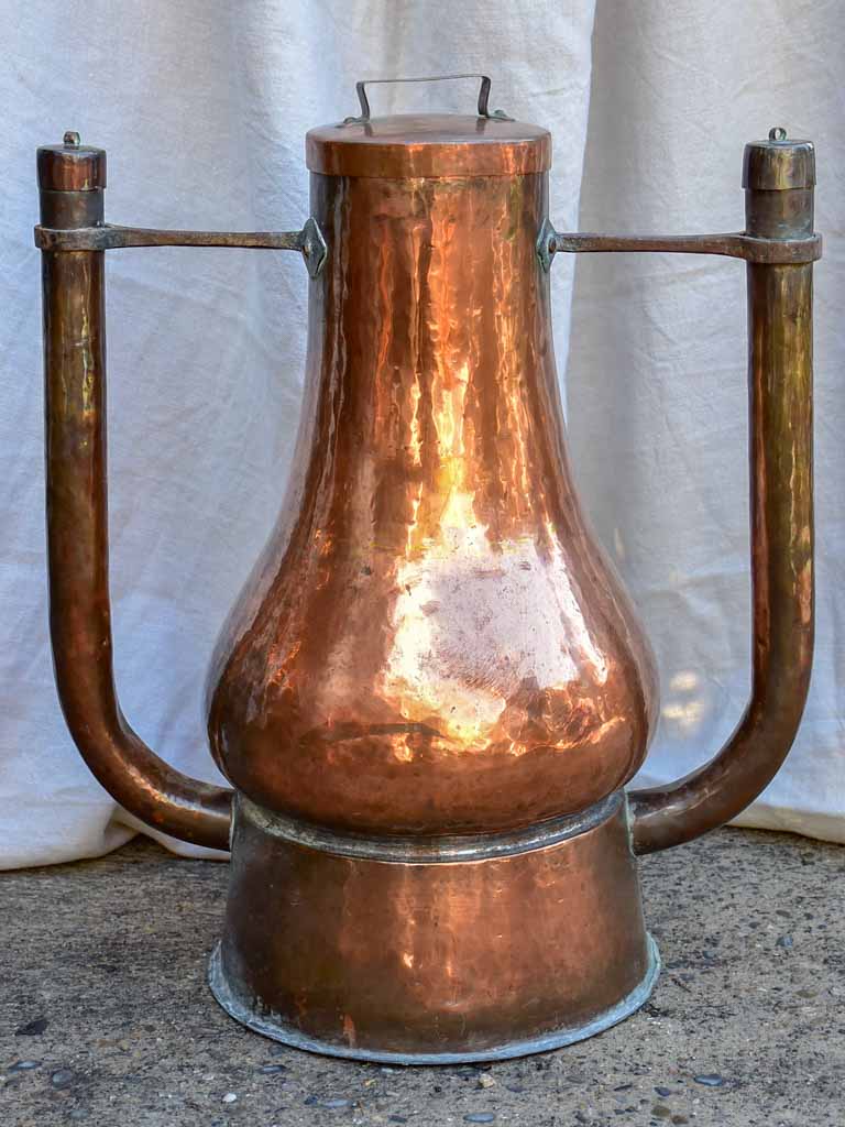 Pair of Louis XV 18th Century bath water vessels - copper