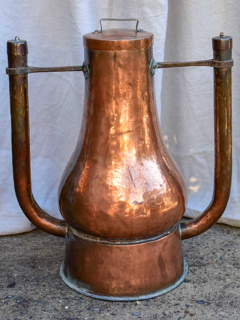 Pair of Louis XV 18th Century bath water vessels - copper