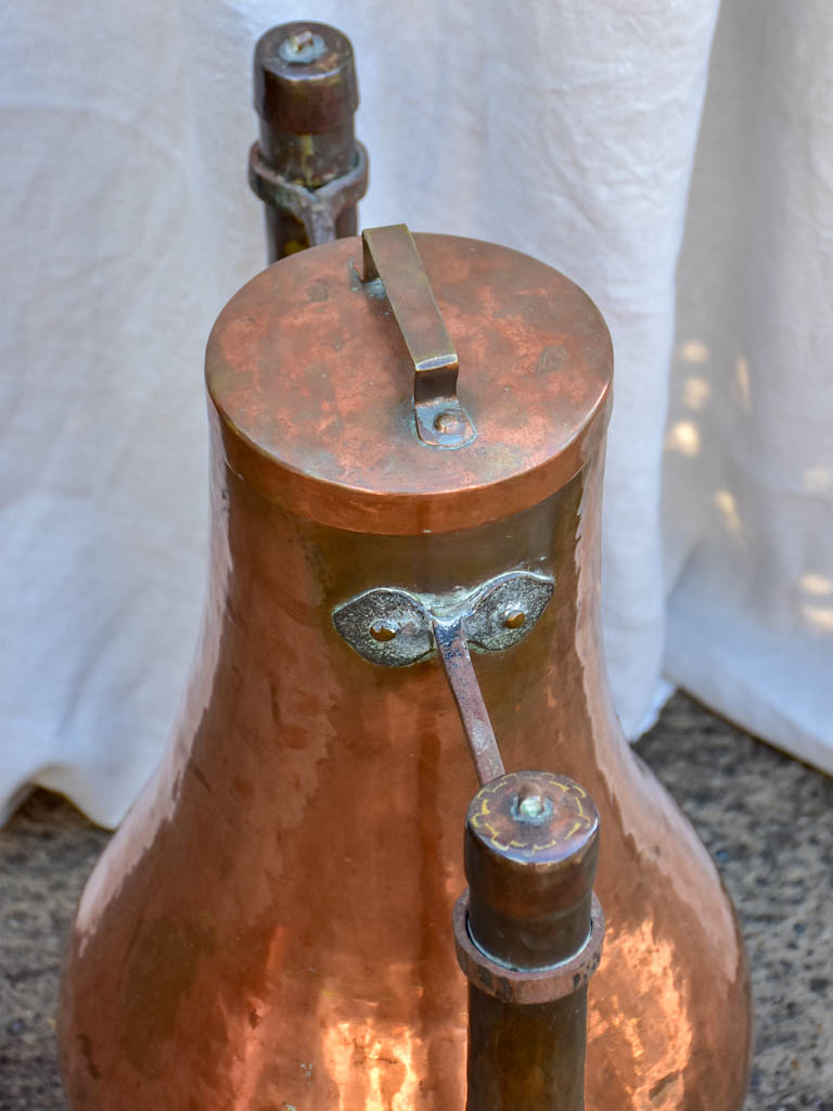 Pair of Louis XV 18th Century bath water vessels - copper