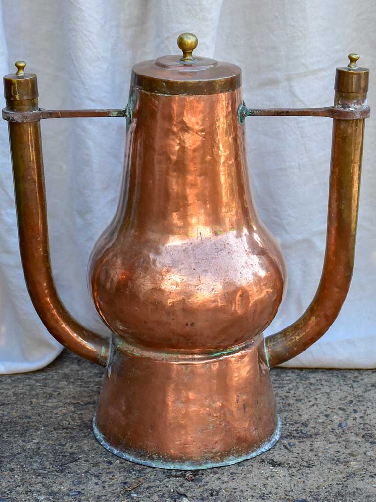 Pair of Louis XV 18th Century bath water vessels - copper