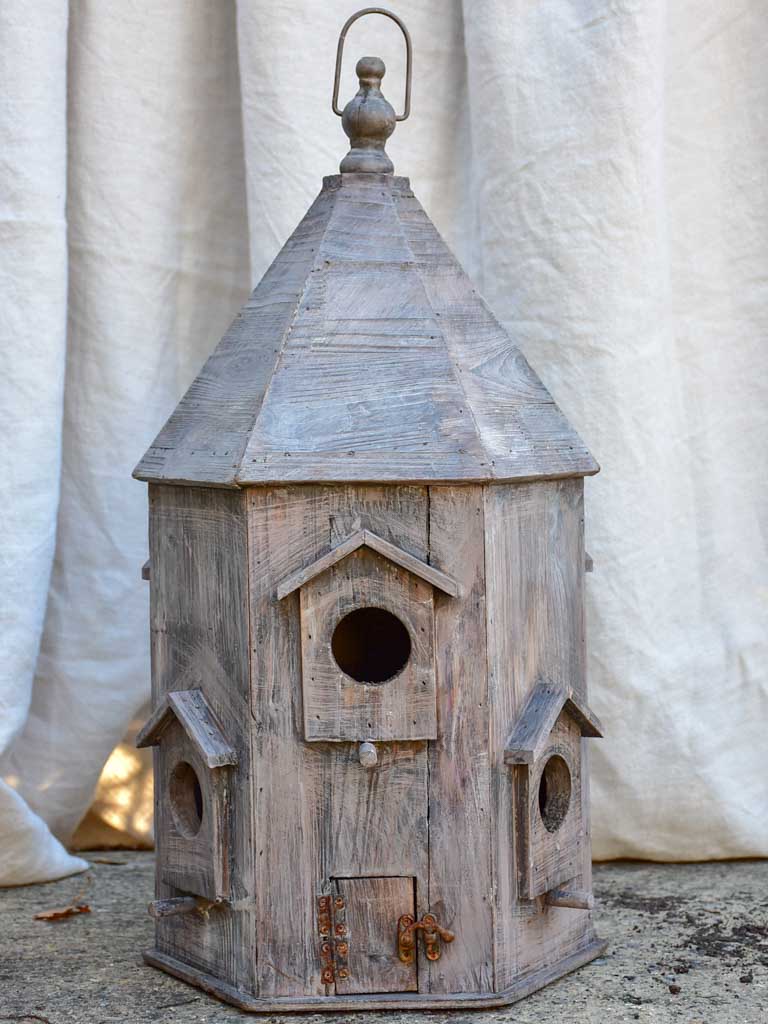 Artisan made wooden bird house