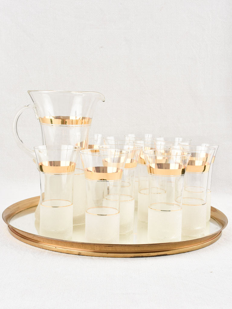 Vintage 1930s Orange Juice Service Set