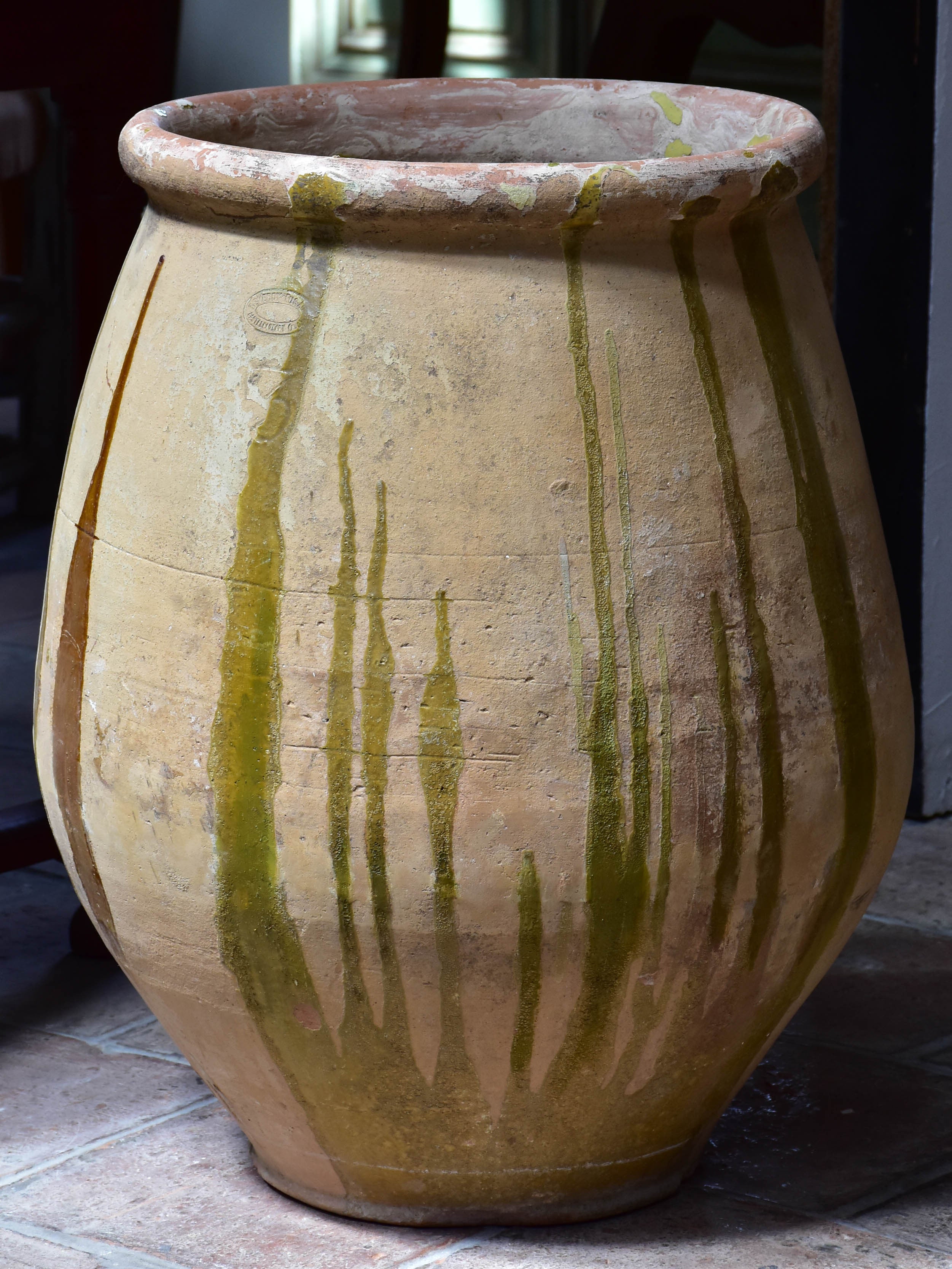Late 19th century French grain pot from Castelnaudary