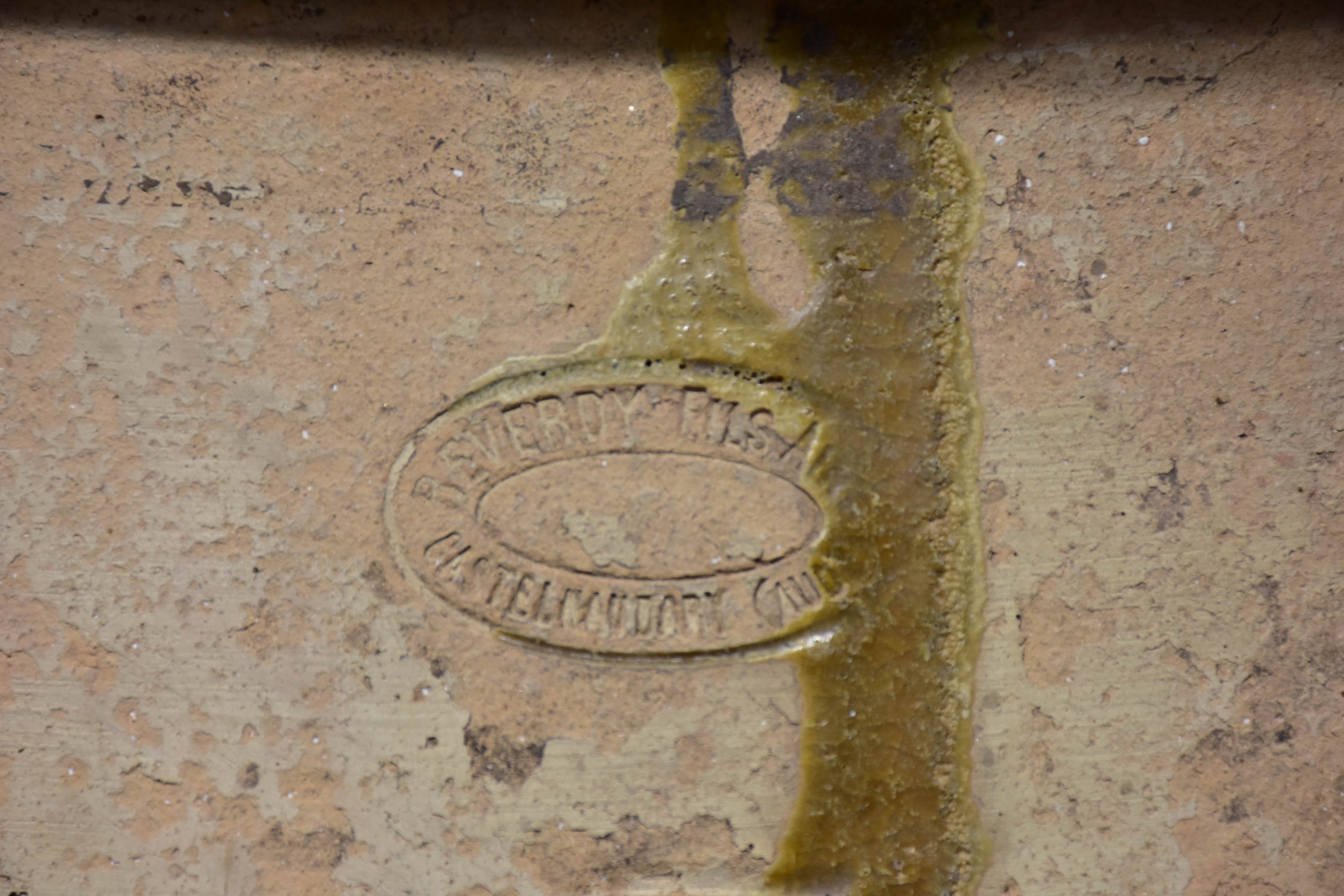 Late 19th century French grain pot from Castelnaudary