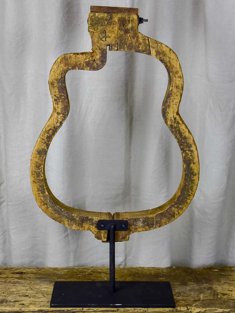 Rare set of ten antique French guitar molds