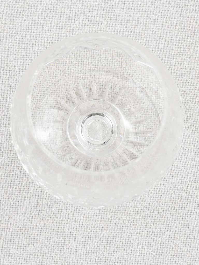 Set of 6 vintage crystal cognac glasses 5½"