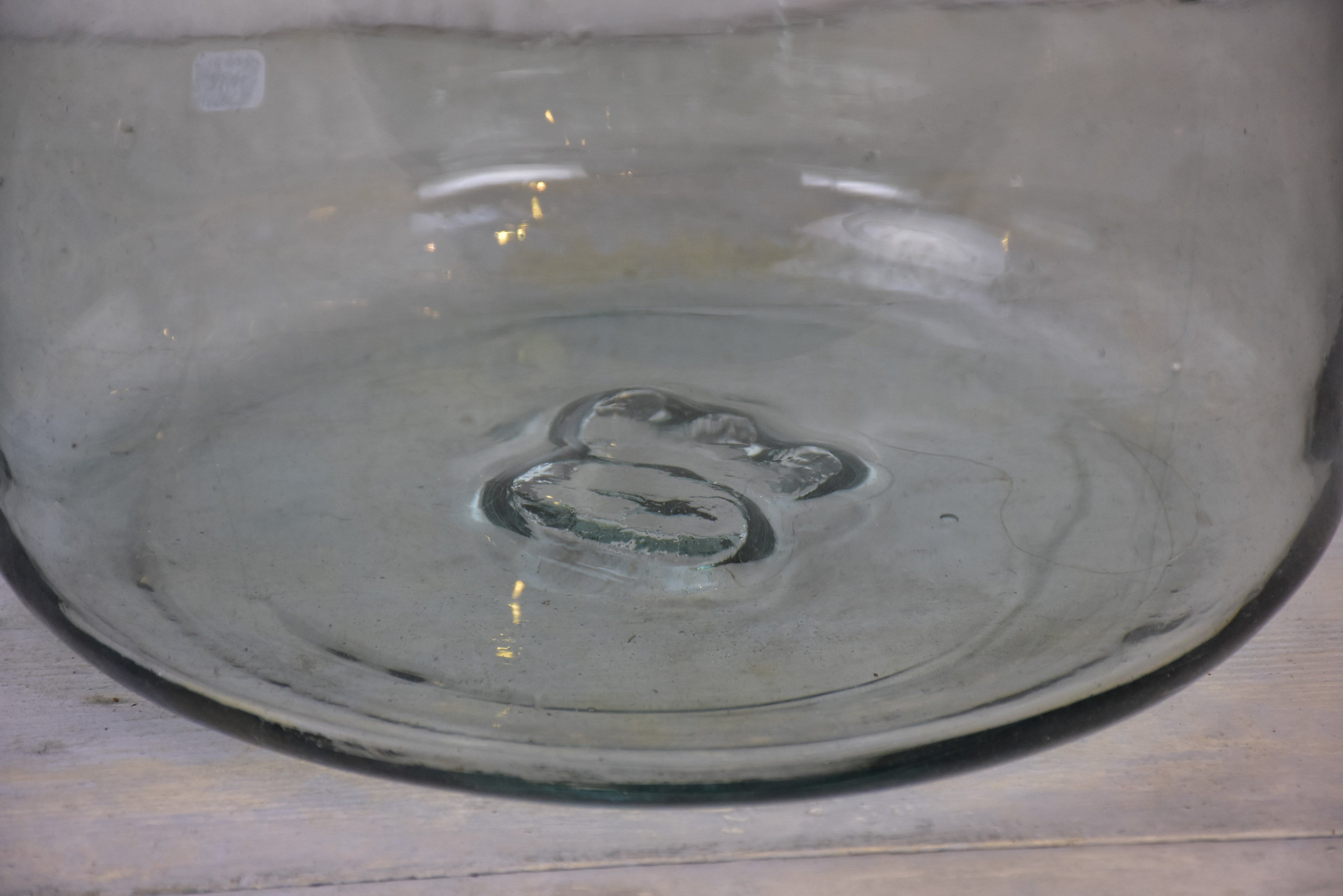 Pair of extra-large Bohemian glass jars / vases