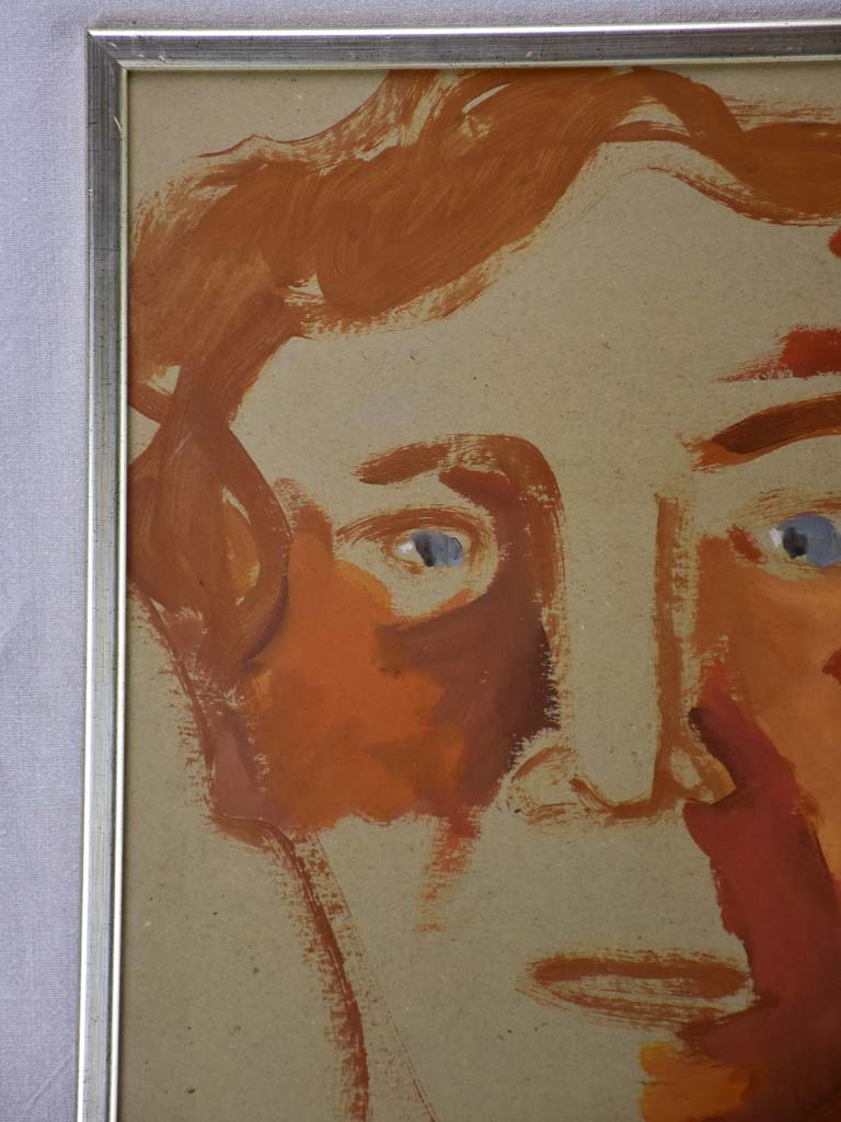 Portrait of a male with blue eyes - Caroline Beauzon 20¾" x 28¾"