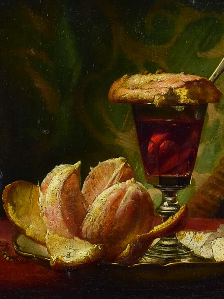 Nineteenth Century still life painting by Sebastian Dollar 18½" x 15"