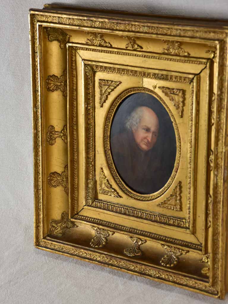 Oval portrait of physicist Jean-Antoine Nollet (1700-1770) 13" x 13¾"