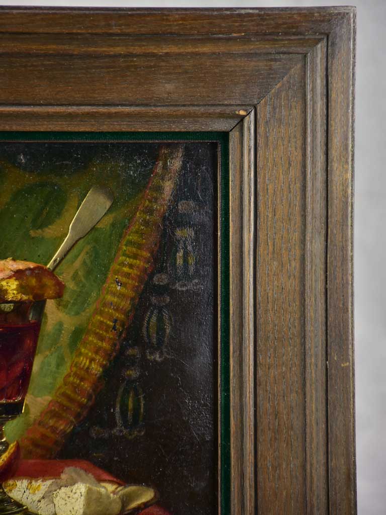 Nineteenth Century still life painting by Sebastian Dollar 18½" x 15"