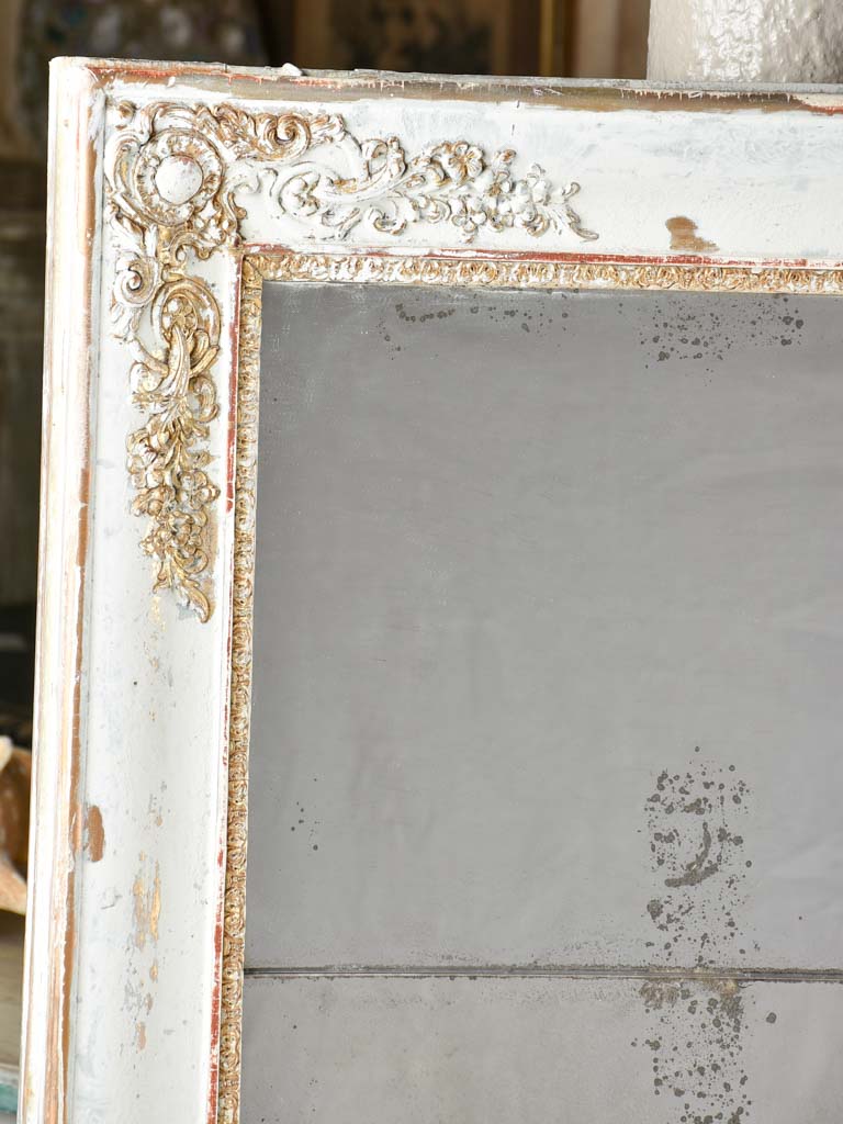 Large 18th century pier mirror 57½" x 33¾"