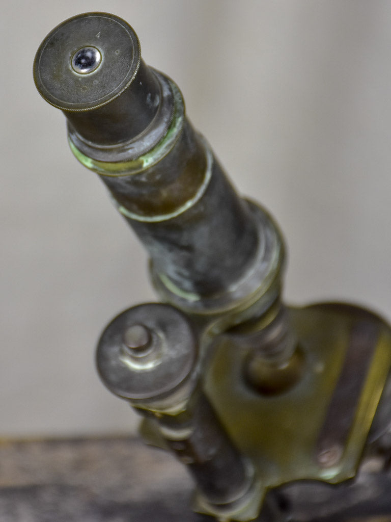 Antique chemist's microscope