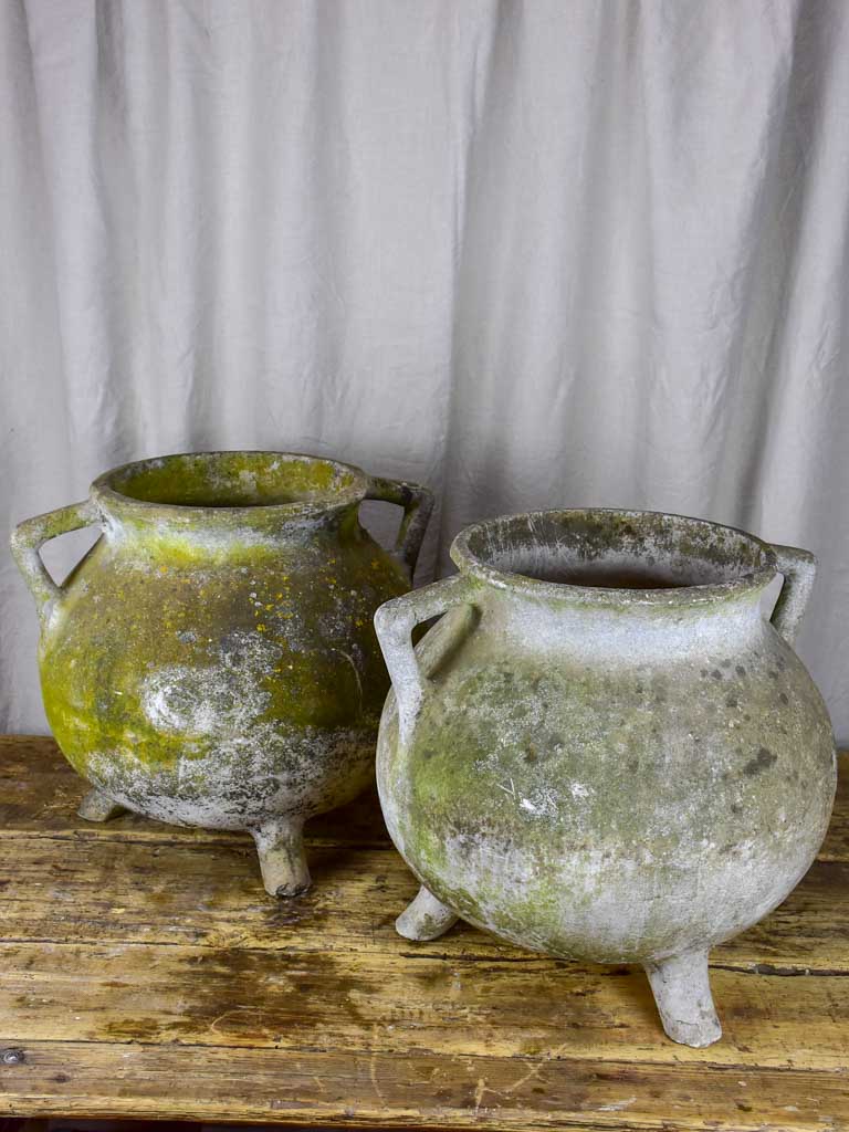 Pair of mid century garden planters