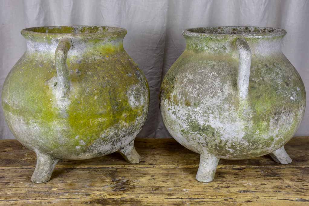 Pair of mid century garden planters