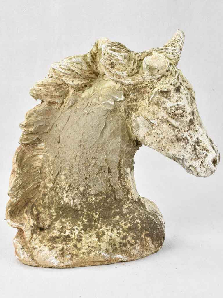 Pair of vintage horse sculptures 13¾"