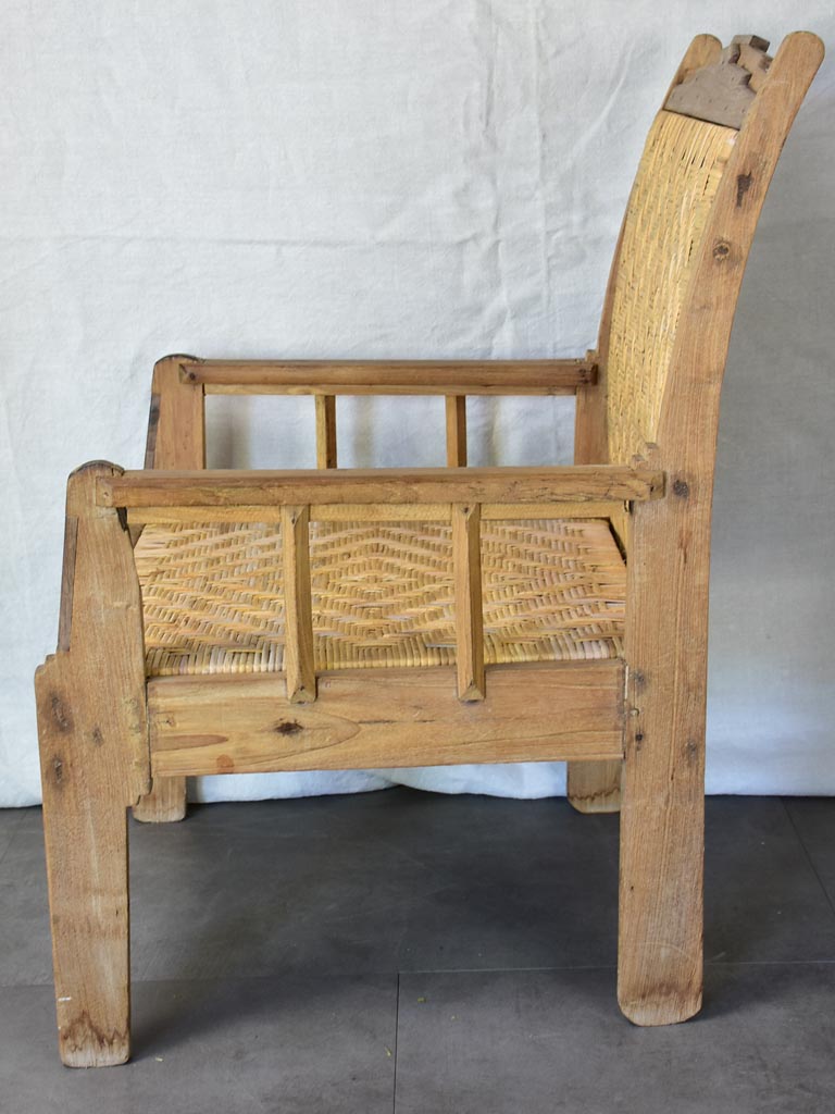 Pair of 1940's Colonial armchairs