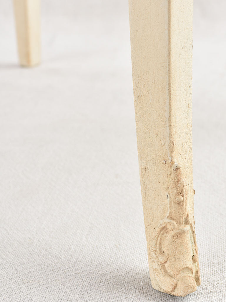 Pair of vintage nightstands with white patina