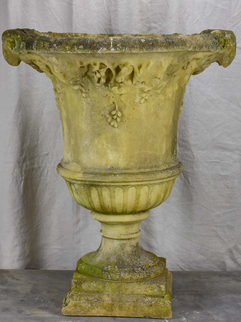 Mid century Chateau of Versaille resin garden planter