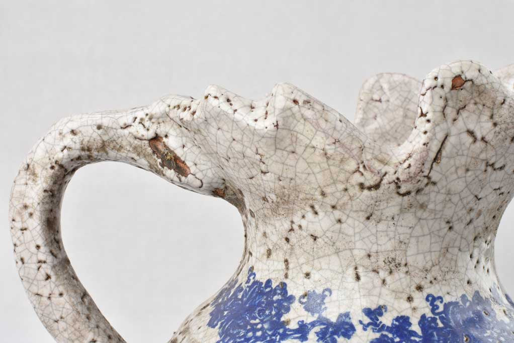 Aged 19th century wine pitcher