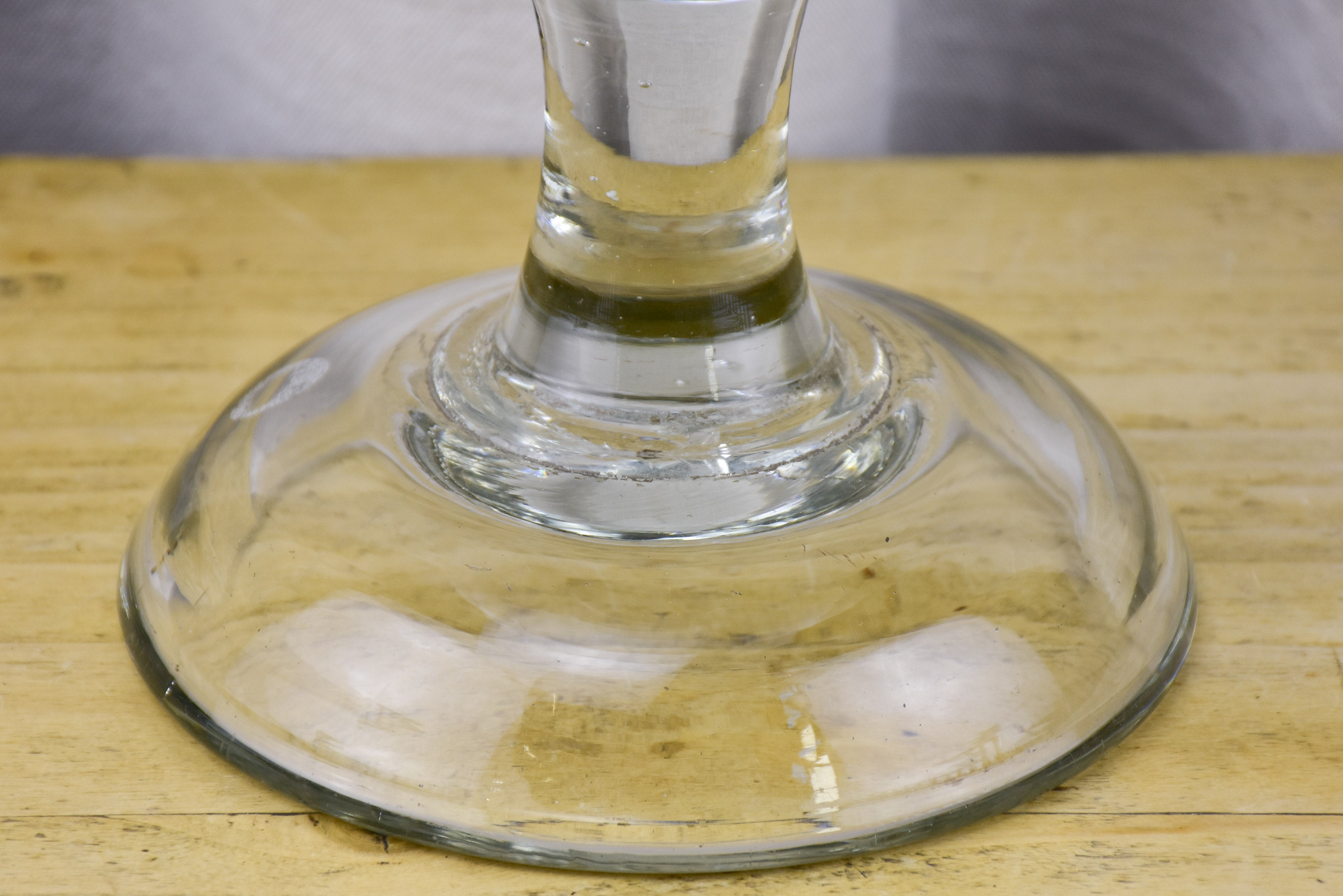 Very large French apothecary glass jar - 19th Century