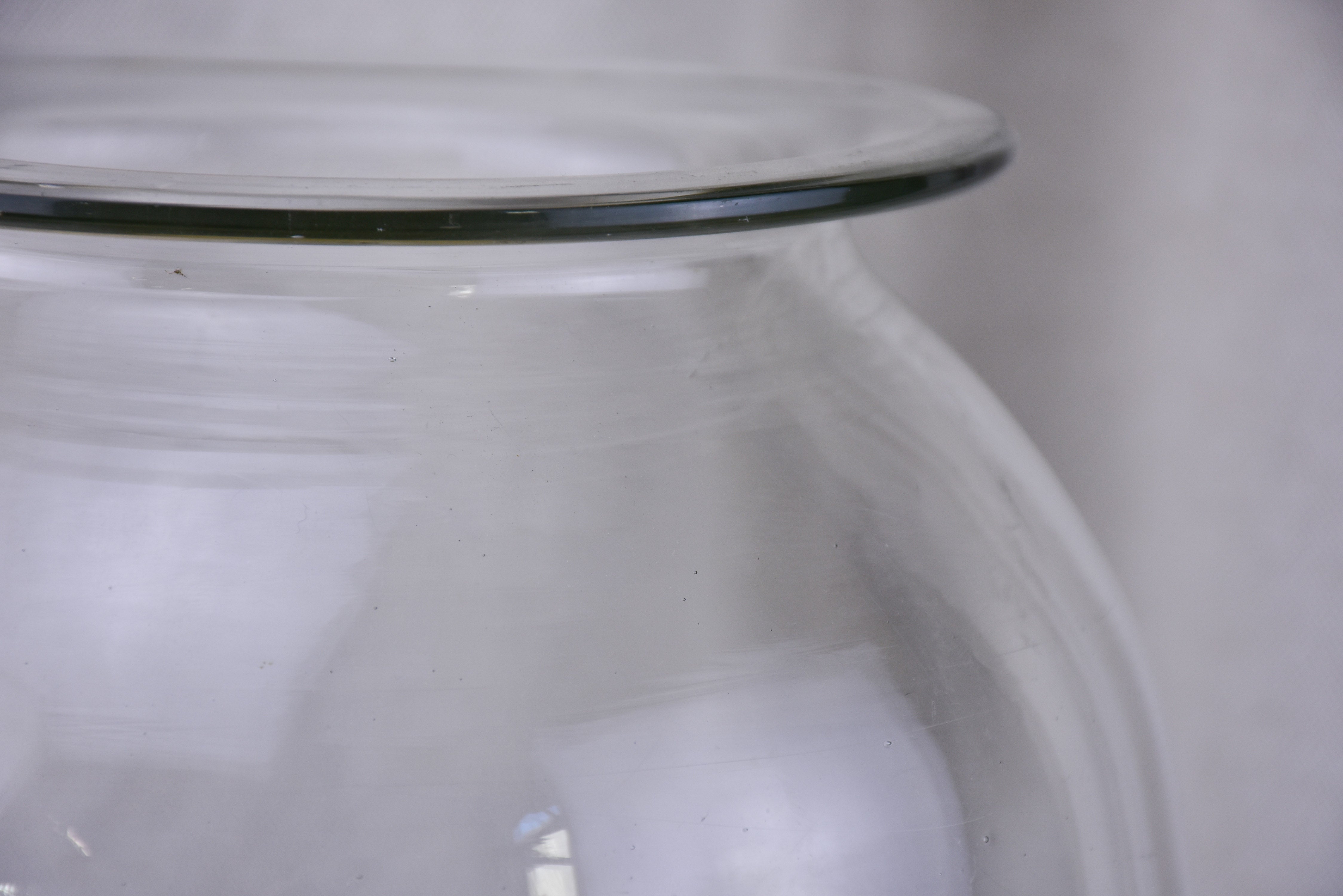 Very large French apothecary glass jar - 19th Century