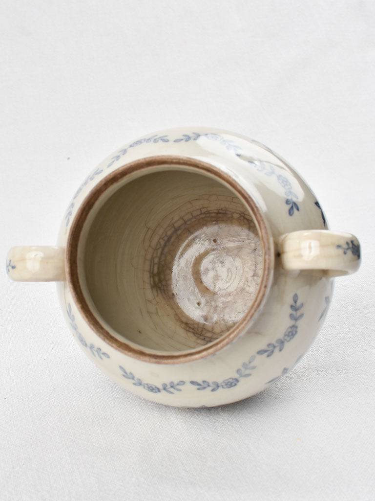 Antique French confit pot - Saint Uze 7½"