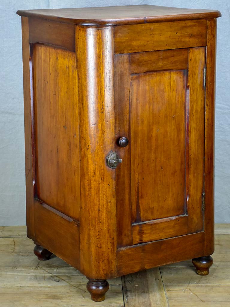 19th Century Eastern European night stand in walnut