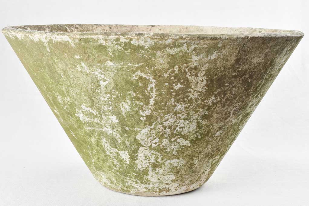 Large conical Willy Guhl planter 28¾"