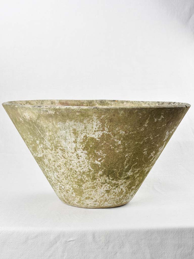 Large conical Willy Guhl planter 28¾"