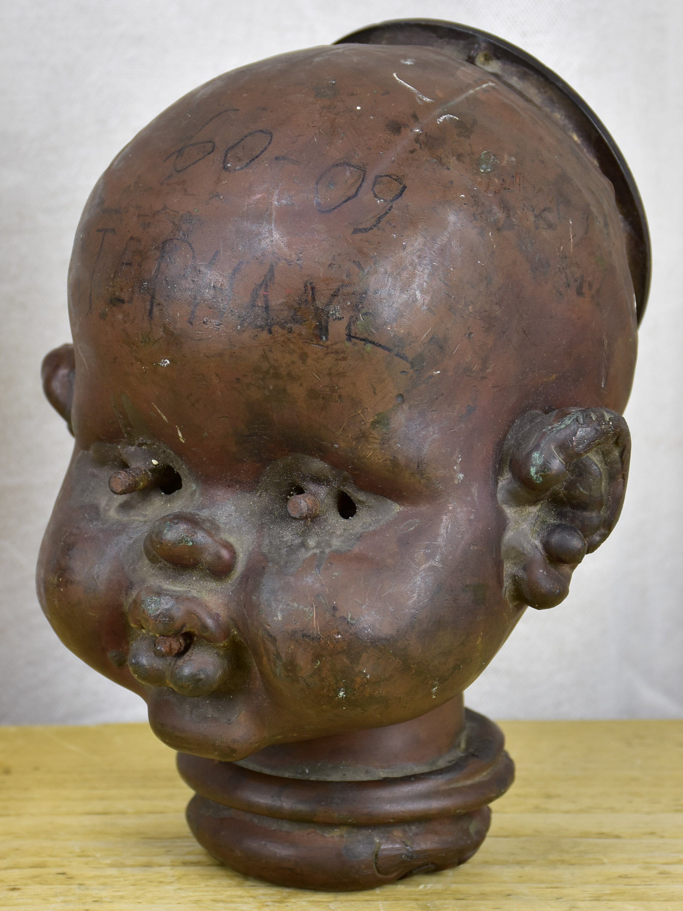 1950's French mould for doll's heads