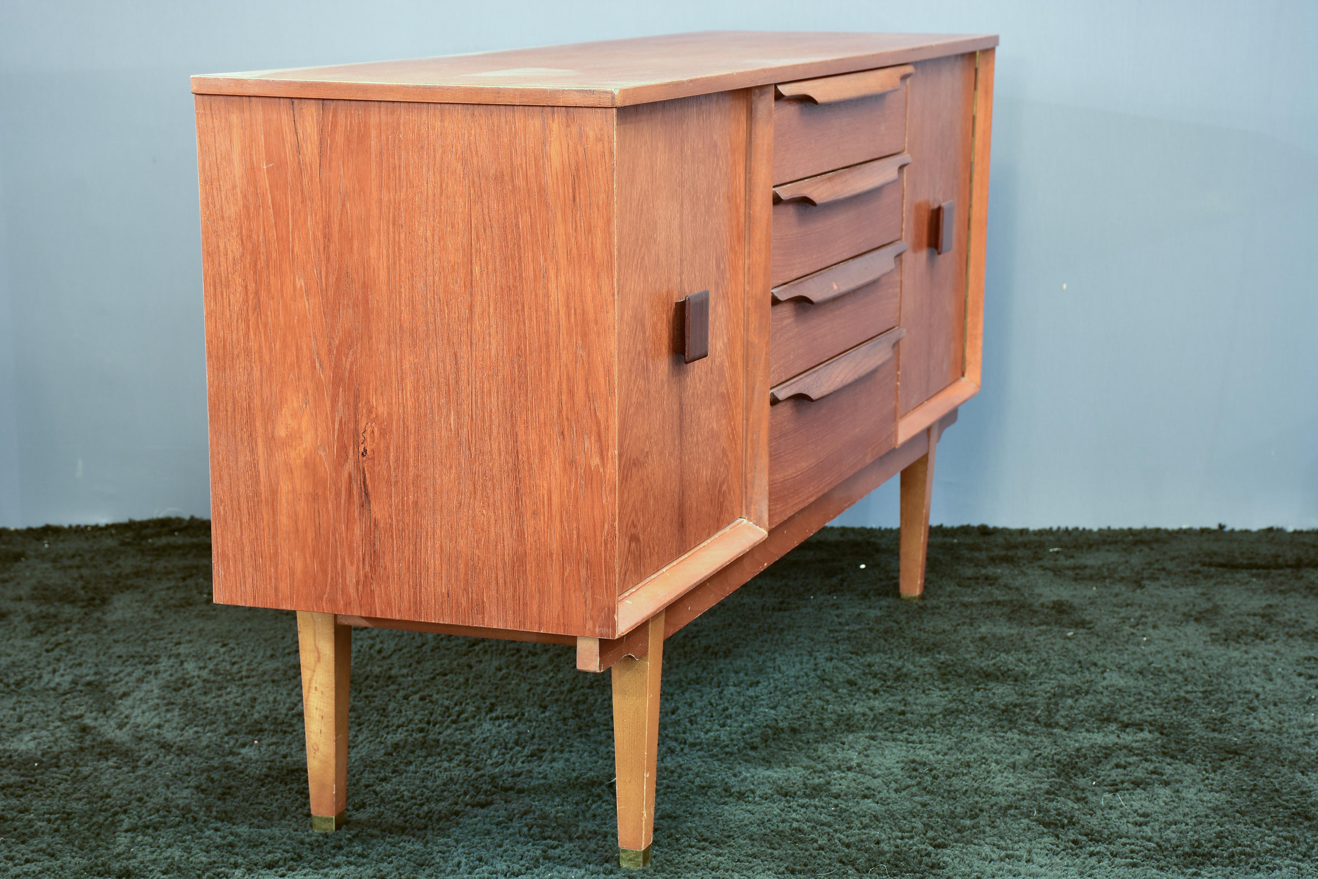 Vintage Scandinavian teak buffet