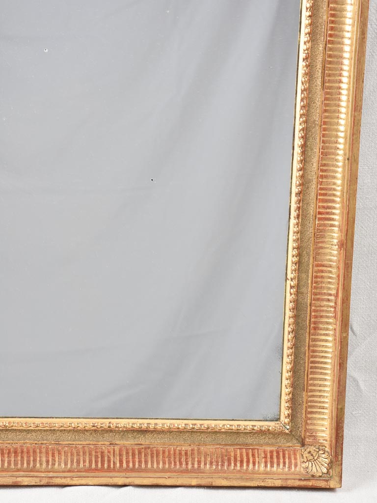 Louis XVI style gilded mirror 41" x 24½"