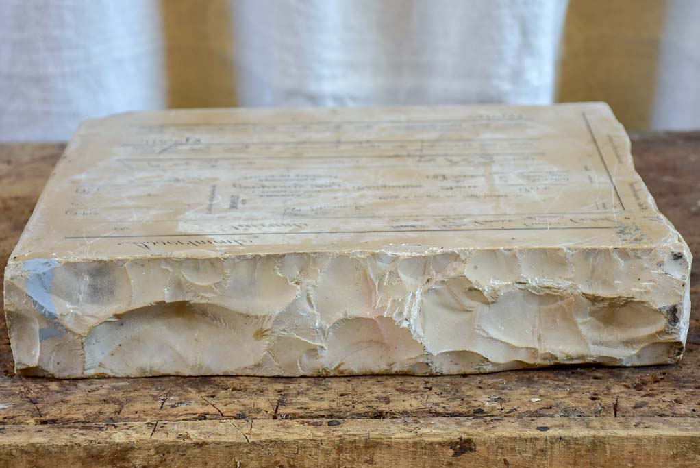 French litograph printing stone