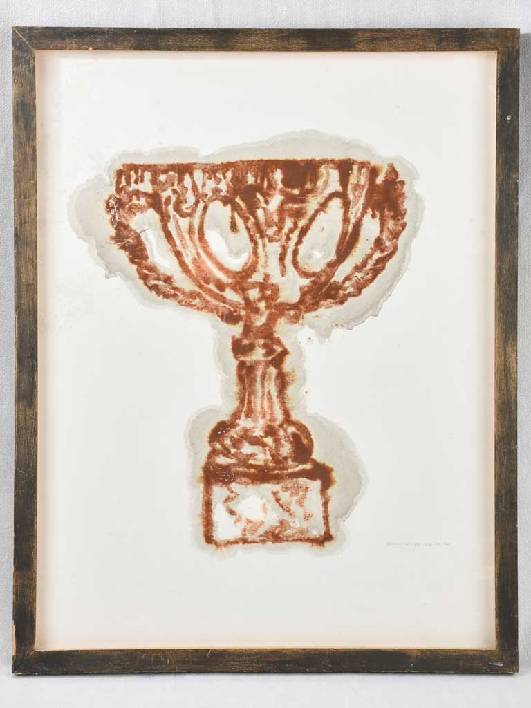 Signed artistic mono prints Jelinotte