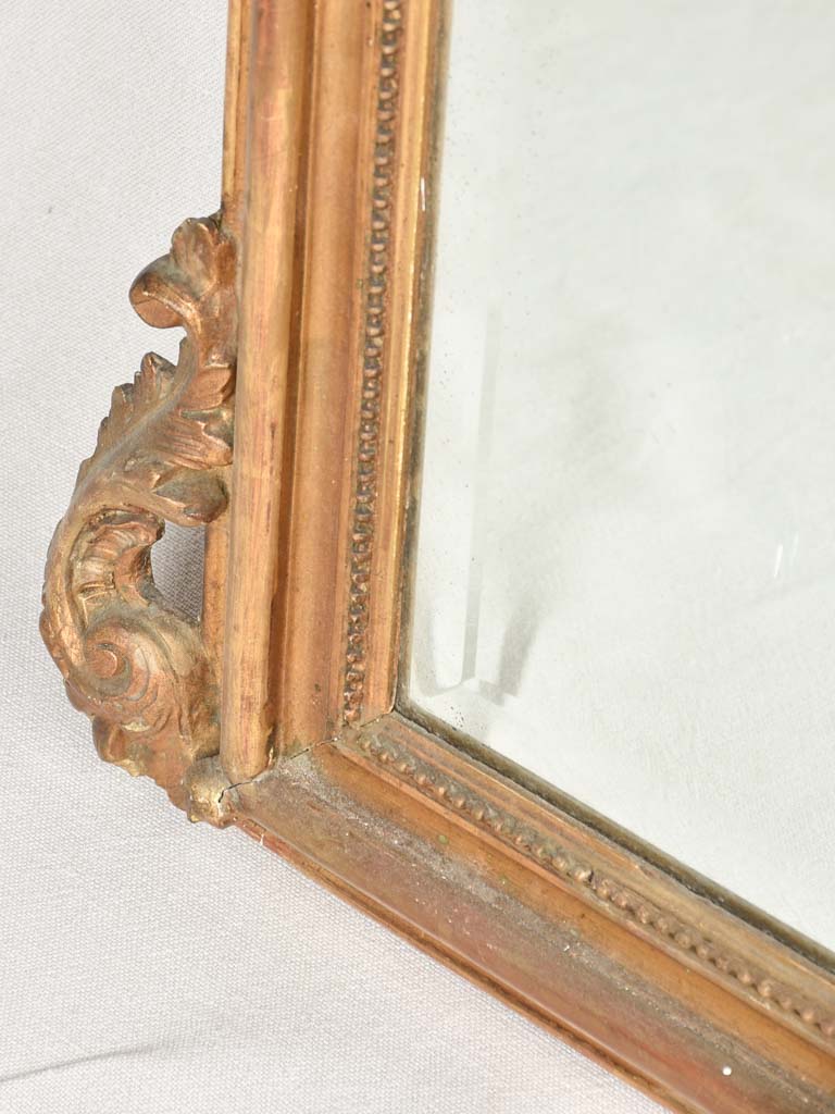 Large Louis XV gilded mirror 58" x 34¾"