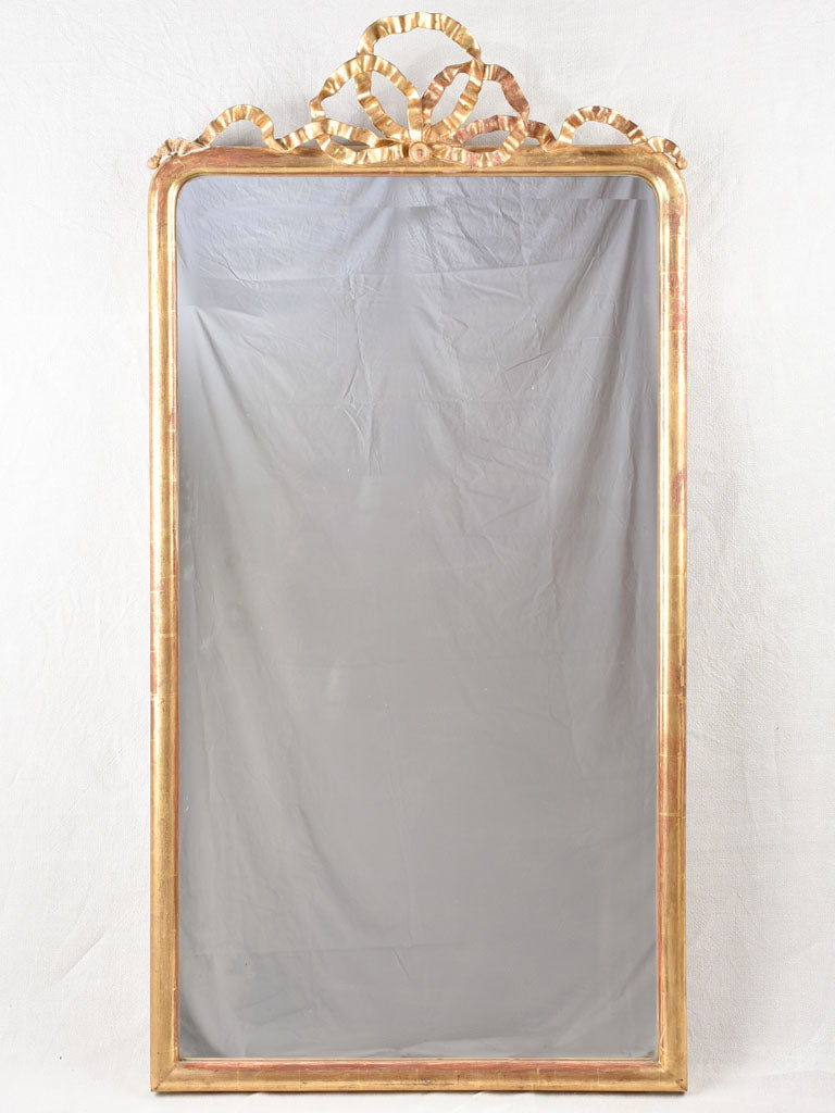 Large Louis XV style gilded mirror 56¼" x 28¾"