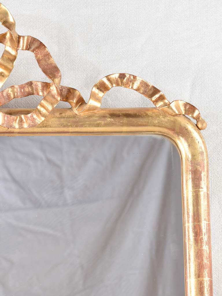 Large Louis XV style gilded mirror 56¼" x 28¾"