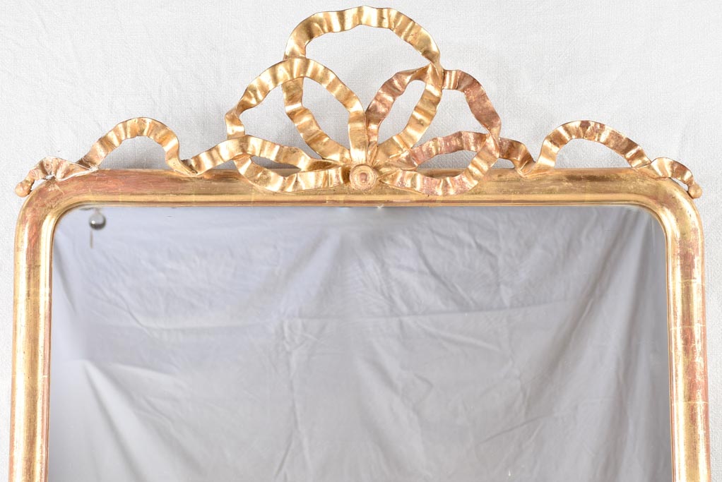 Large Louis XV style gilded mirror 56¼" x 28¾"