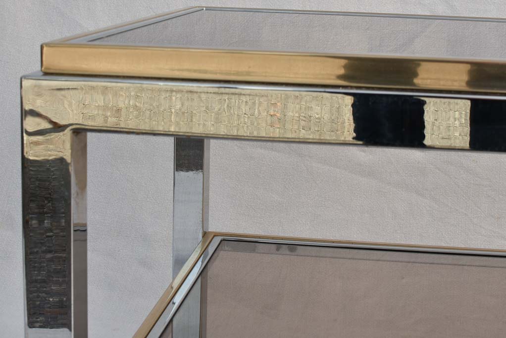 1950's styled glass coffee table