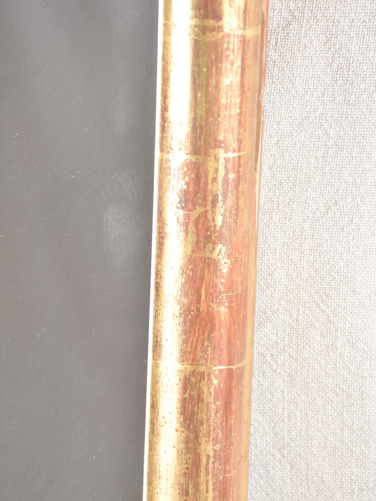 Large Louis XV style gilded mirror 56¼" x 28¾"