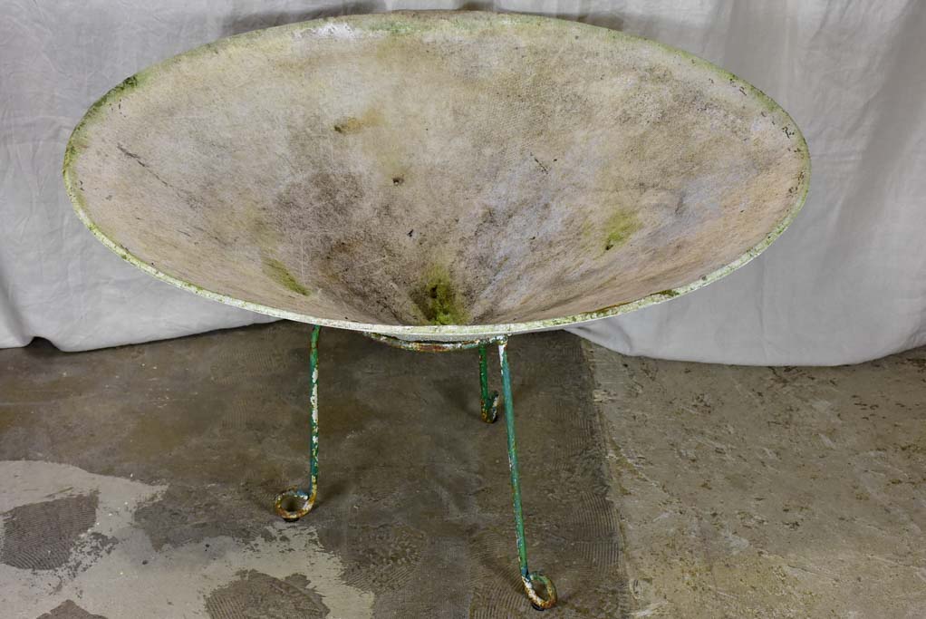 Giant Willy Guhl vintage garden planter on stand