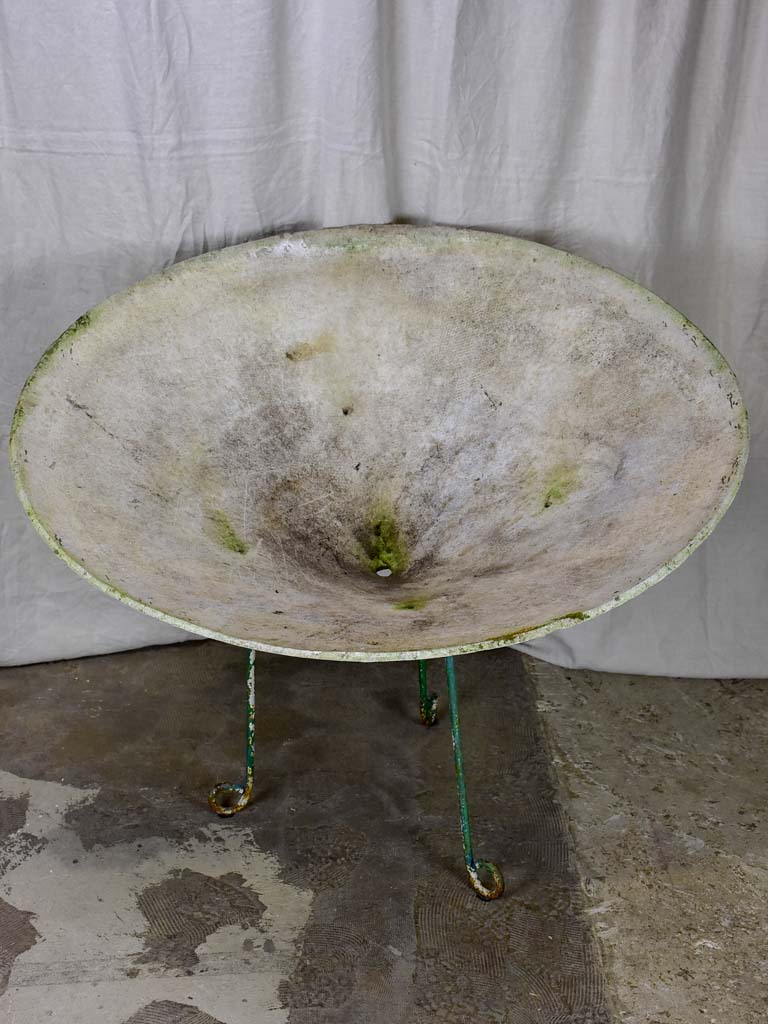 Giant Willy Guhl vintage garden planter on stand