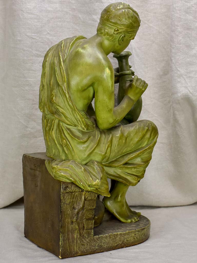French terracotta statue