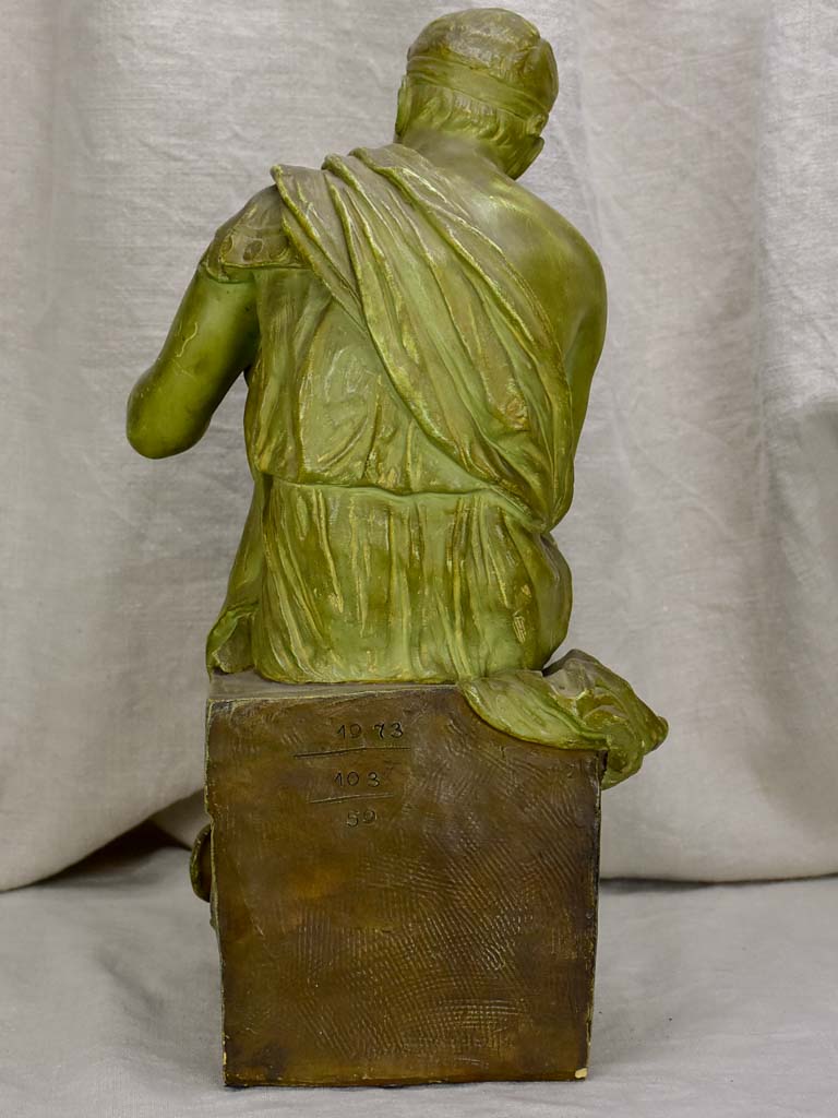 French terracotta statue