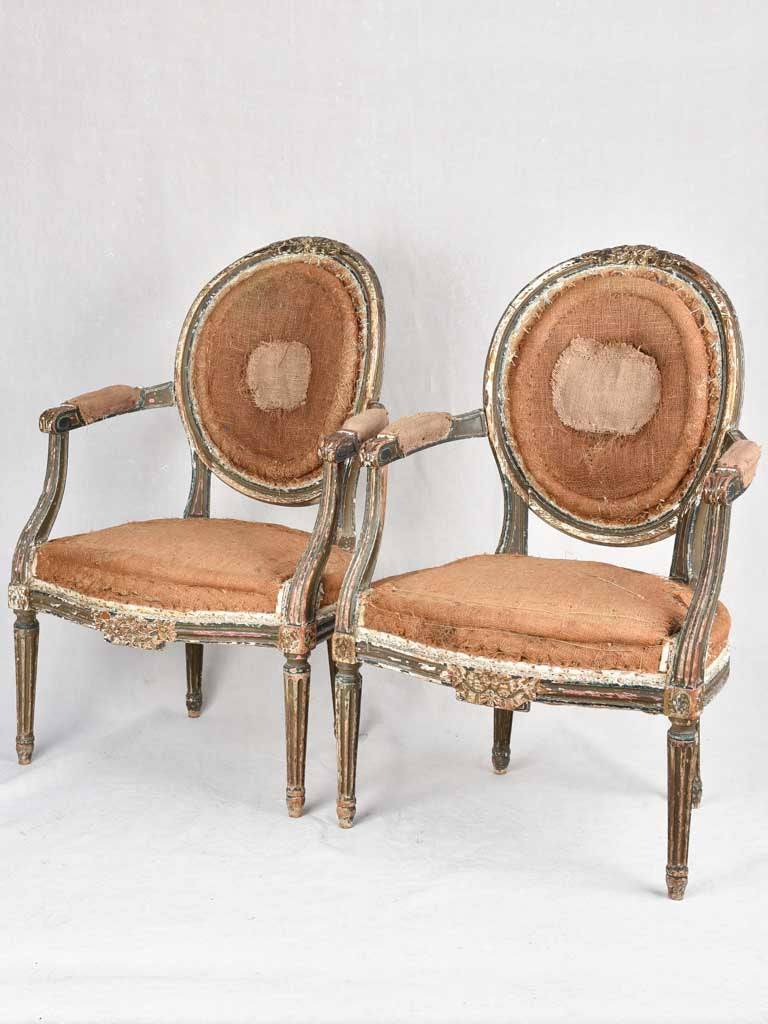 Louis XVI sofa w/ 2 armchairs