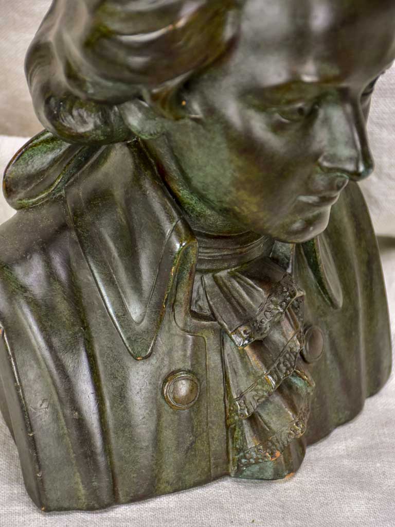 Vintage French bust of Mozart