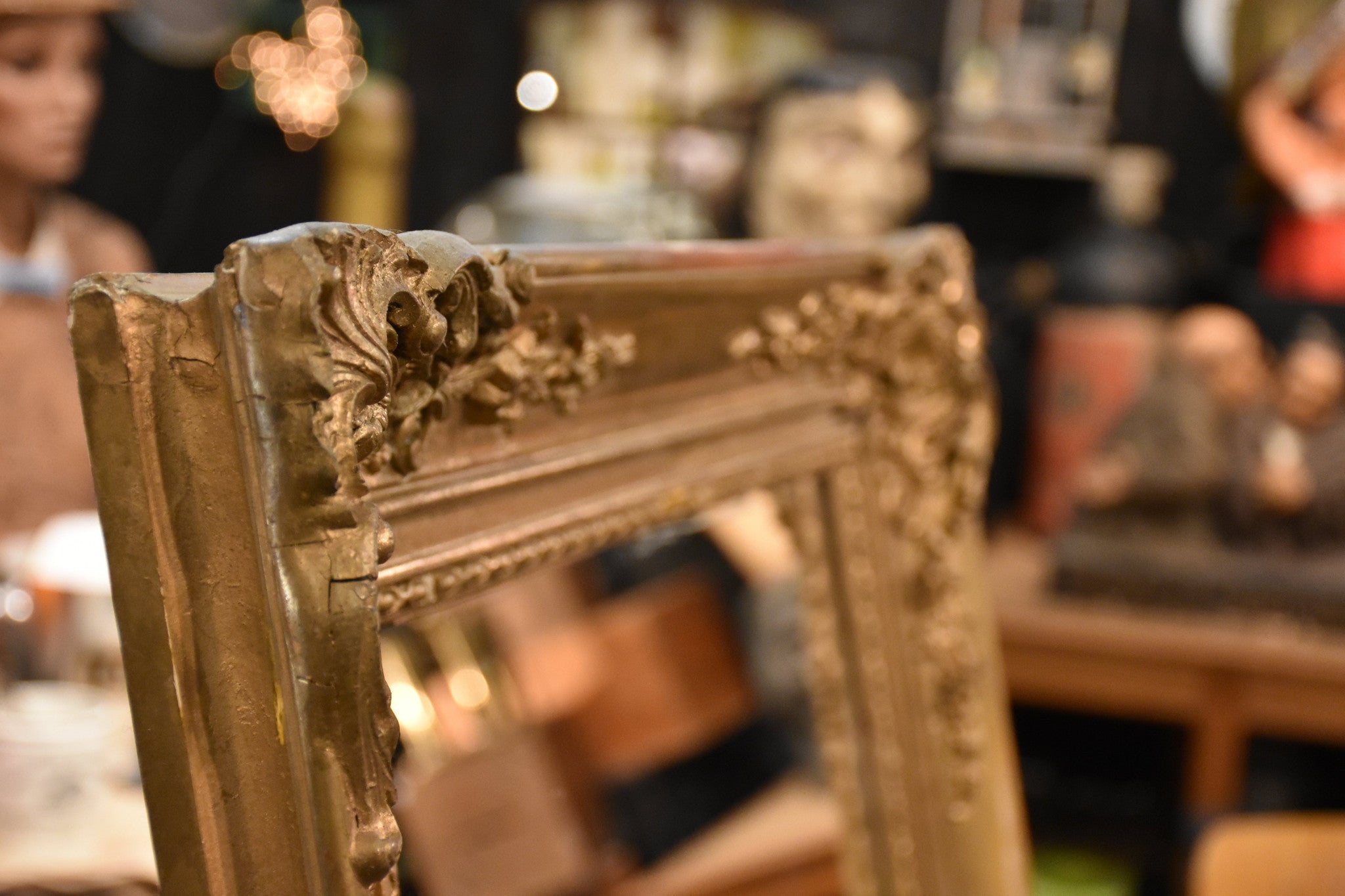 French giltwood mirror – early 19th century